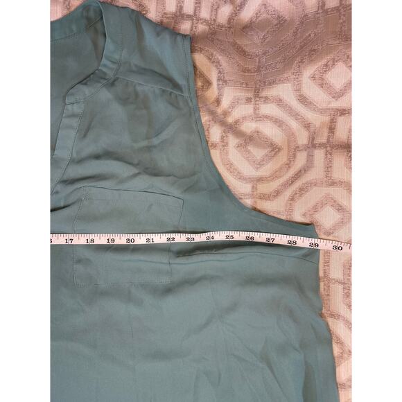 Torrid‎ Blouse Teal Green Plus Size 4 Women’s Top Boho Flowy Tunic Casual Chic - Picture 4 of 7